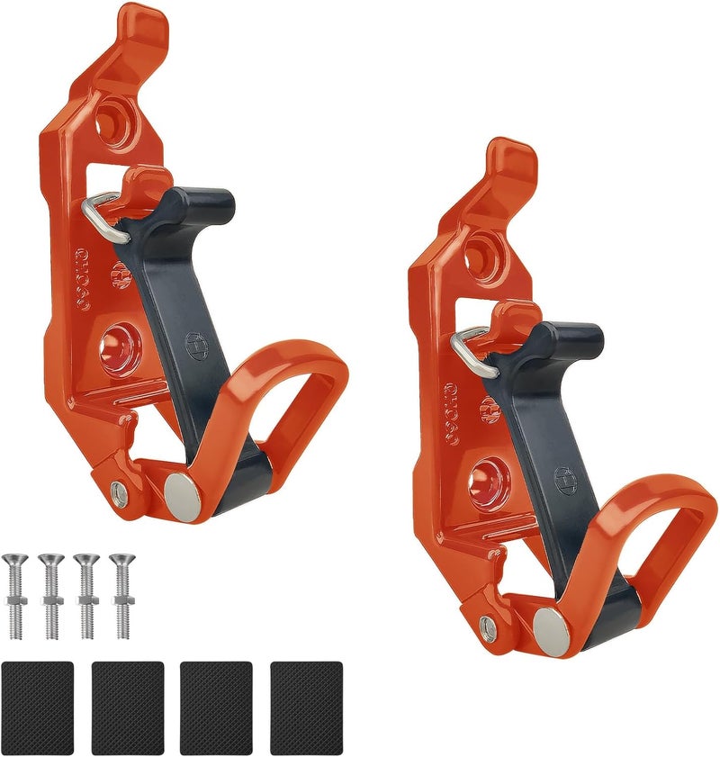Bazen 2 PCS Shovel Rack- Perfect Overlanding Gear and Off-Road Accessory for Trucks- Securely Mounts on Roof Rack- Tool Holder,Rubber Clamp Grip Mount Kit Fits Shovel Holder Wall Mount, and Pole Clamp - Image 1